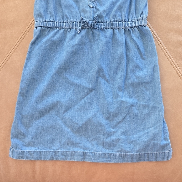 Stylish Blue Denim Kids Dress - Picture 3 of 5